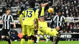 Cristian Romero turned chaos into catharsis for Spurs on Tuesday night, producing a last-gasp overhead kick to snatch a dramatic 2-2 draw against Newcastle at