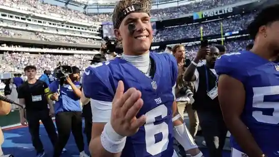 Rookie quarterback Jaxson Dart saw his memorable first start with the New York Giants on Sunday, September 28, as the side registered a 21-18 win against the Los Angeles Chargers. This came after he sat on the bench during the first three games of the 2025 NFL season. Besides pulling off a rare feat on the field, the 22-year-old now owns the league's “most popular jersey,” according to TMZ.