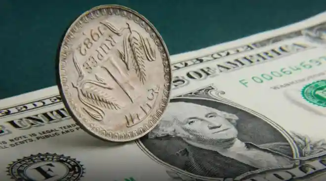 At the interbank foreign exchange market, the rupee opens at 95.43 against the US dollar, down 17 paise from its previous close. The Indian rupee on Tuesday