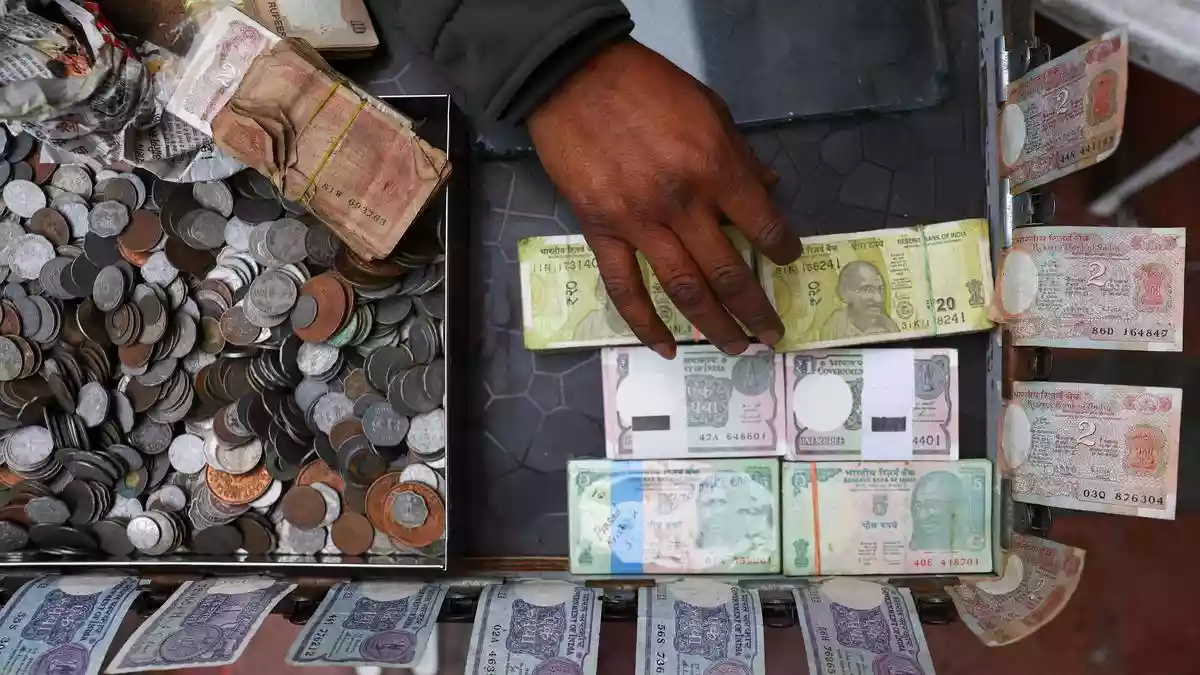 Rupee rises 6 paise to 90