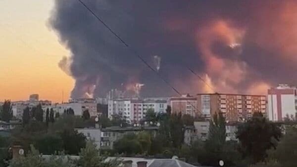Russia launched its biggest drone strike on Ukraine just after President Vladimir Putin ended his call with United States President Donald Trump after a summit in Washington, leaving a thick column of smoke hovering over Kremenchuk city and wiping out an entire family of five - including two children.