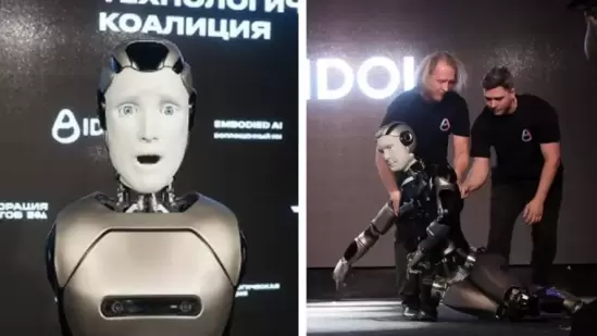 Russia's first humanoid robot