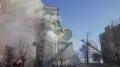 A large Russian drone and missile barrage pummeled a western Ukrainian city, killing 16 people, emergency services said Wednesday (November 19, 2025)