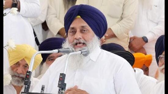 SAD chief Sukhbir Badal says the state’s debt has crossed ₹4 lakh crore. Out of this, ₹1 lakh crore has been borrowed by the AAP government in the last three years, he adds Shiromani Akali Dal (SAD) president Sukhbir Singh Badal on Monday condemned the Aam Aadmi Party (AAP) government for “selling government bonds to finance the acquisition of 24,000 acres of fertile farm land” adjoining the city. Terming the exercise as needless, he alleged that the government was doing so to fill its own coffers.