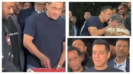 Salman Khan rings in his 60th birthday with paparazzi