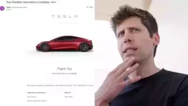 Sam Altman shared a series of email screenshots sharing his communication with Tesla. In his post, the OpenAI boss stated that although he had booked the car