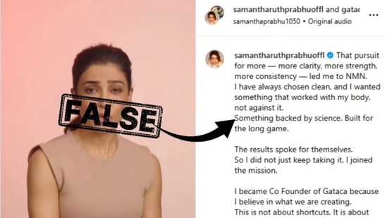 Samantha Ruth Prabhu faces backlash for promoting NMN supplements, as The Liver Doc highlights their questionable benefits. Samantha Ruth Prabhu recently promoted a supplement brand on Instagram, whose product she claimed has NMN that helps boost NAD (Nicotinamide adenine dinucleotide) levels. However, her claims were blasted on Instagram by Dr Cyriac Abby Philips, aka The Liver Doc, who called her a ‘science illiterate movie celebrity’ and the company a ‘fraud’.