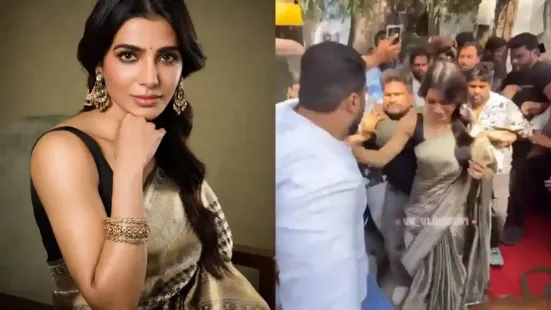 Days after Nidhhi Agerwal was mobbed at a fan event for her upcoming film The Raja Saab, Samantha Ruth Prabhu recently faced a similar incident in Hyderabad