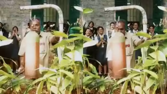 School peon rings his final bell after 38 years of service