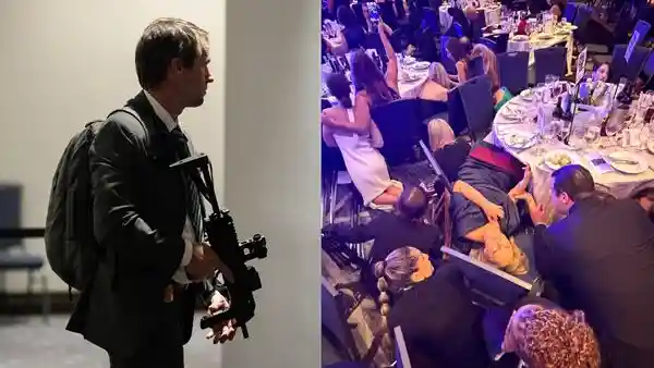 Secret Service races after shooter at Trump's White House Correspondents' Dinner