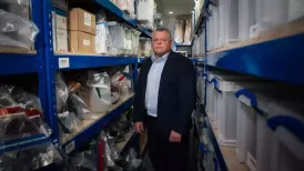 They don't keep money, they spend it here and now. Det Ch Insp Paul Curtis is showing us around an evidence room piled high with designer shoes and handbags