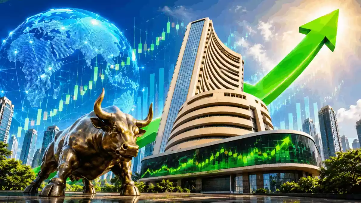The domestic equity markets extended their gains in morning trade on Friday, supported by strong buying in IT, banking and heavyweight stocks