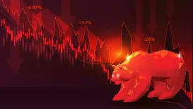 Equity benchmark indices Sensex and Nifty nosedived on Monday (December 8, 2025) after two consecutive days of gains, as investors rushed to take profits amid