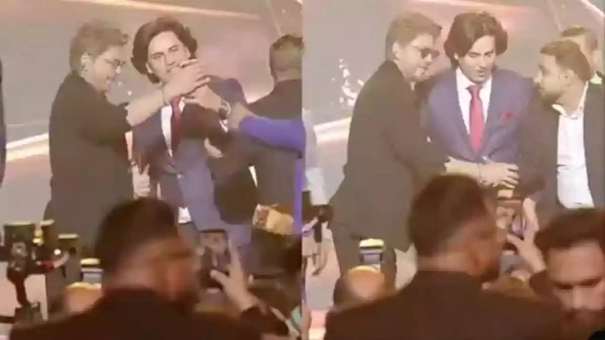 Shah Rukh Khan's brief interaction with a fan on stage at the Joy Awards 2026 in Riyadh has sparked a wave of online discussion, with many coming out strongly