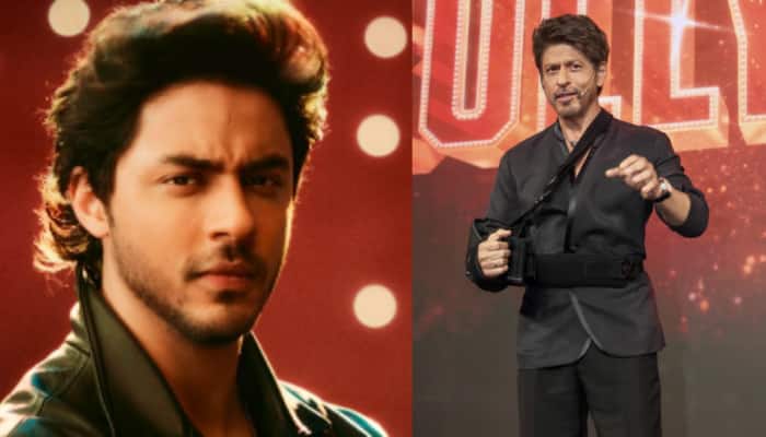 Shah Rukh Khan turned emotional and proud as he hosted the trailer launch of son Aryan Khan's directorial debut, urging fans to shower him with even more love. Mumbai: One of the biggest names in Bollywood, Shah Rukh Khan, turned host for son Aryan Khan's big day.