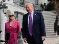 President Donald Trump playfully considered dismissing his Press Secretary Karoline Leavitt. He stated that he would keep her despite receiving overwhelmingly