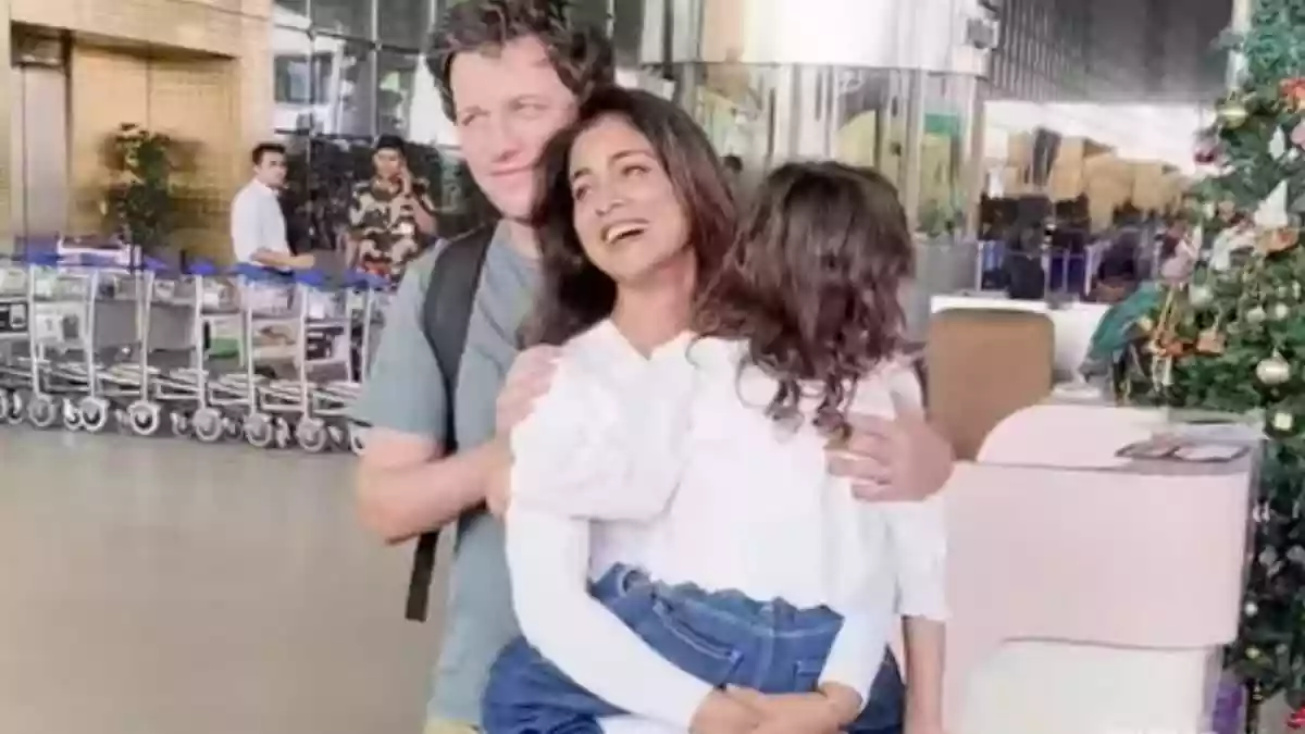 Drishyam actress Shriya Saran jetted off on a year-end trip with husband Andrei Koscheev and their daughter. Paparazzi videos captured Shriya sharing a sweet
