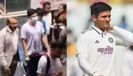 The 26 year old left the Kolkata hospital wearing a neck brace but still travelled with the squad to Guwahati for the second Test