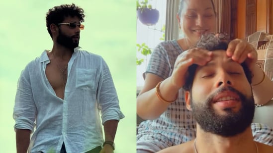 Siddhant Chaturvedi shared a heartwarming video of his Sunday with his mother, showcasing a traditional champi and face massage. Bollywood actor Siddhant Chaturvedi gave a glimpse into his fun Sunday evening with his mother. The actor was seen enjoying a good champi and face massage from his mother, using oil made from several natural, homemade ingredients. Their cute conversation in Bhojpuri has the internet gushing.