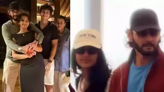 Actor Mahesh Babu is on a break from shooting for his upcoming film, SS Rajamouli's Varanasi. He was spotted leaving Hyderabad on Monday with his wife