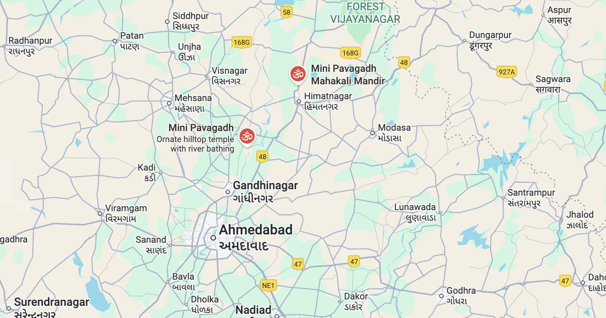 Six persons were killed in Gujarat's Panchmahal district on Saturday after a wire of a goods ropeway at the Pavagadh hill temple snapped, ANI quoted state minister Rushikesh Patel as saying. The temple is situated at a height of around 800 metres and can be accessed by stairs or the ropeway. Officials told PTI that the ropeway for use by the public had been shut since Saturday morning due to inclement weather.