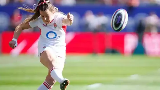 England fly-half Zoe Harrison says the introduction of smaller balls for this autumn's WXV Global Series is 