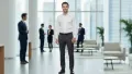 Discover formal trousers designed for daily office routines and long work hours, now available on Amazon, offering clean fits, stretch comfort
