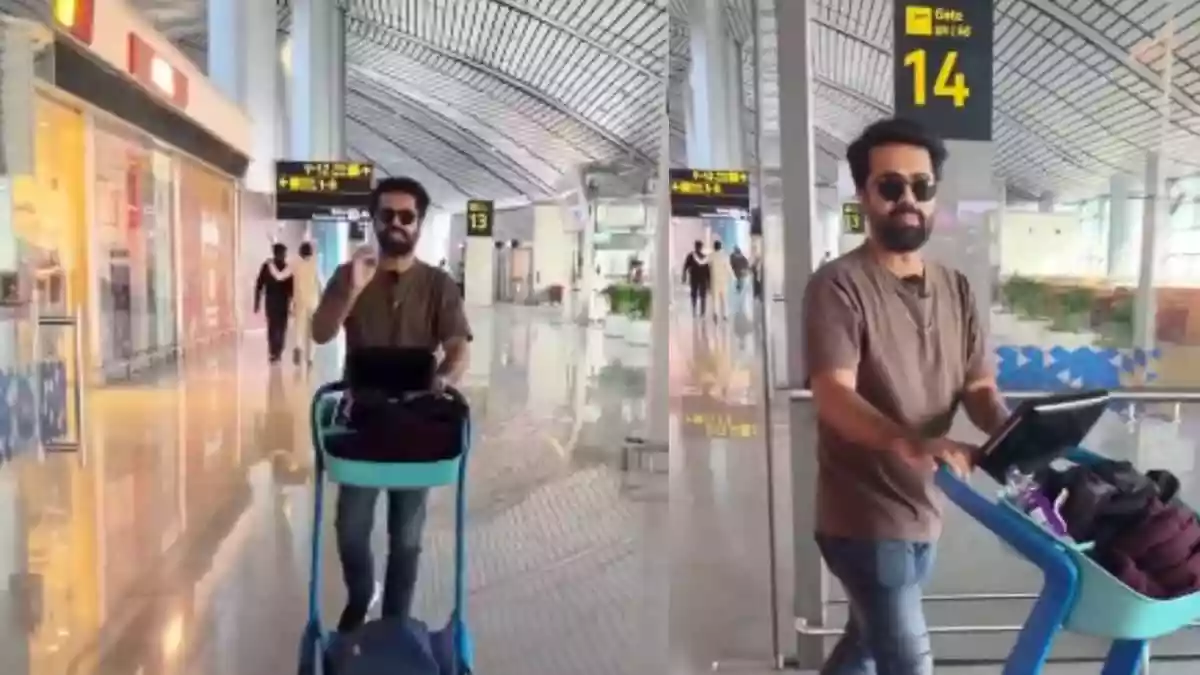 A video from Hyderabad Airport has caught social media's attention after a man spotted something new inside the terminal. While airports usually spotlight