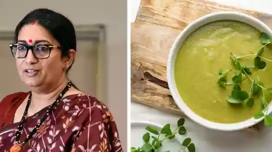 Smriti Irani's drumstick and masoor dal soup looks delicious