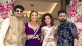 Singer Palak Muchhal posted a photo on Instagram featuring her brother, music composer Palash Muchhal, and his fiancée, cricketer Smriti Mandhana