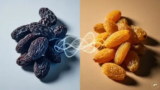 Raisins are a naturally sweet and nourishing addition to the daily diet. Made from dried grapes, these tiny bites help energise the body, enrich the blood