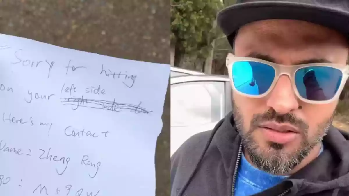 Walking through a car park in Australia, Devang Sethi, a content creator on Instagram, noticed something unusual. He saw a small piece of paper stuck to a