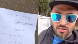 Walking through a car park in Australia, Devang Sethi, a content creator on Instagram, noticed something unusual. He saw a small piece of paper stuck to a