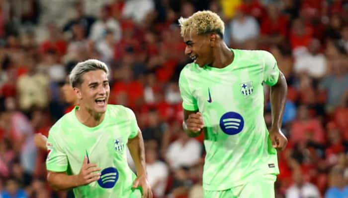 Spanish champions Barcelona made a winning start to their La Liga 2025 campaign, defeating Mallorca 3-0 in their season opener on Saturday. The Catalan giants struck early when Lamine Yamal's cross found Raphinha, who headed home in the 7th minute. Minutes later, Yamal's involvement again created danger as Mallorca failed to clear properly, and Ferran Torres fired in from the edge of the box to double the lead in the 23rd minute.