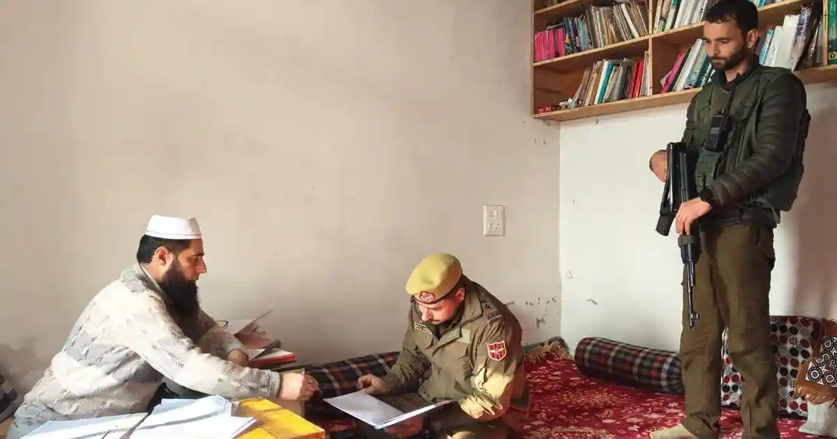 The Srinagar Police said that it carried out inspections at mosques and madrasas on Thursday as part of a crackdown on “individuals and networks