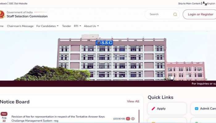 Staff Selection Commission (SSC) has officially released the tentative answer key of the SSC Stenographer 2025 at ssc.gov.in. Scroll down to check more details. <strong>SSC Stenographer Grade C & D Answer Key 2025:</strong> Staff Selection Commission (SSC) has officially released the tentative answer key of the SSC Stenographer. The commission has also released the candidates' response along with the tentative answer key. All the candidates who have appeared for the Stenographer Grade C and D Computer based examination 2025 can now check the tentative answer and responses through the official website, i.e. ssc.gov.in.