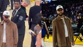 A video of star Golden State Warriors point guard Steph Curry has gone viral on social media, where he looks visibly frustrated as Draymond Green goes on a