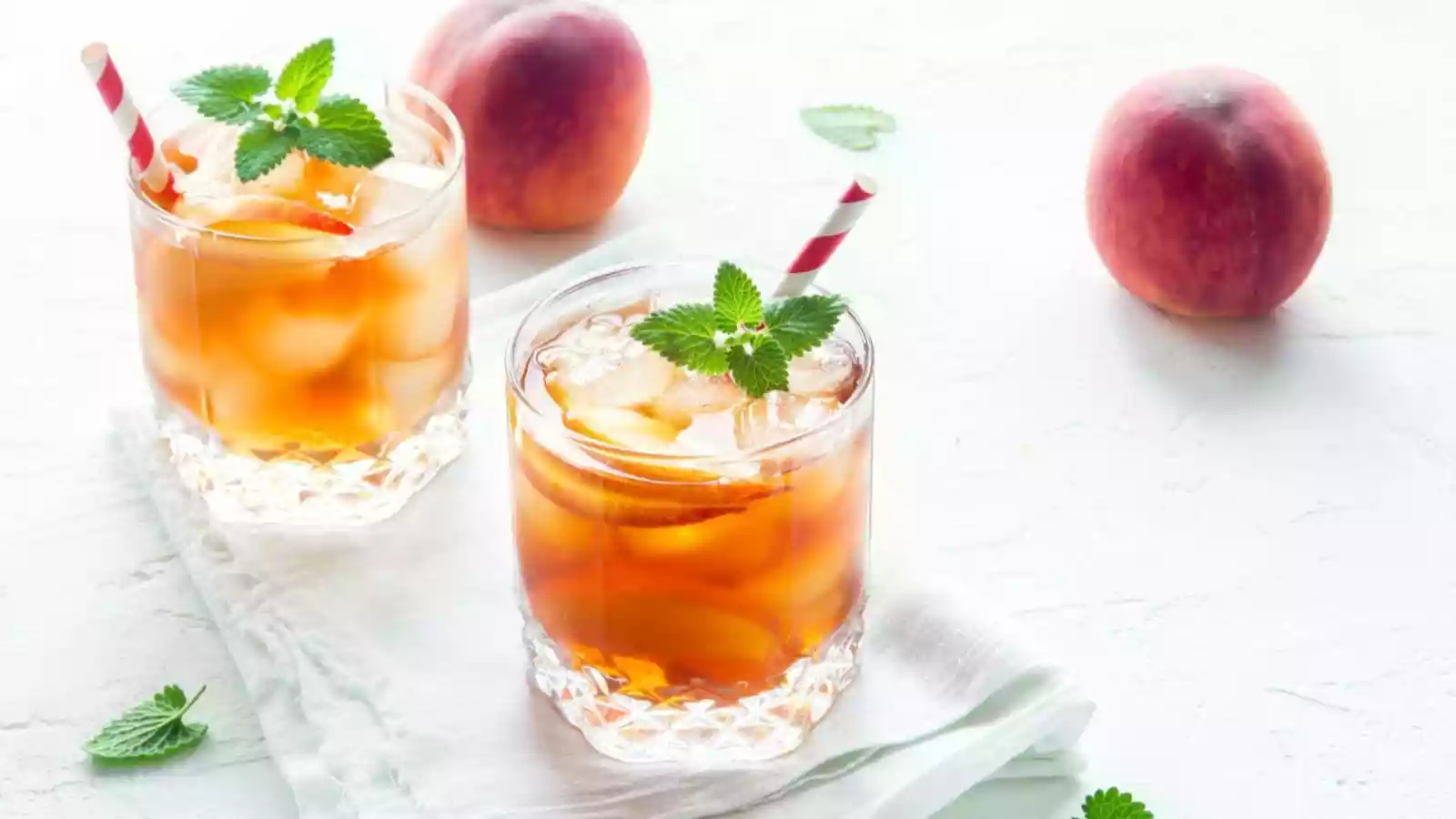 Strawberry, Cucumber And Peach Coolers