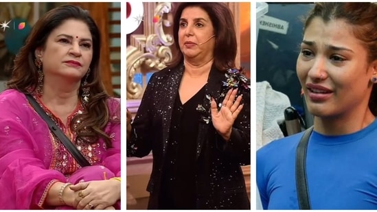 <strong>Bigg Boss 19</strong>: Farah Khan is all set to host the upcoming Weekend Ka Vaar episode of Bigg Boss 19, replacing Salman Khan this week. The makers have now shared a promo from the episode, in which Farah is seen lashing out at contestants Kunickaa Sadanand, Nehal Chudasama and Basheer Ali for their behaviour and comments in the Bigg Boss house in the last few days. (Also read: Rahul Vaidya calls Kunickaa, Baseer ‘only real contestants' of Bigg Boss 19; Internet asks ‘kaunsa BB dekh rahe ho?')