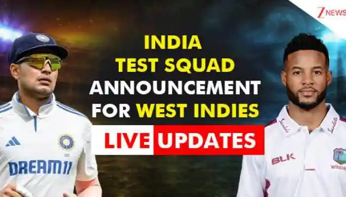 <strong>IND vs WI Test Squad Announcement Live:</strong> India gears up to face West Indies in a two-match Test series starting October 2 under Shubman Gill's captaincy. Squad selection is crucial after a 3-0 loss to New Zealand. Scroll down for all live updates: