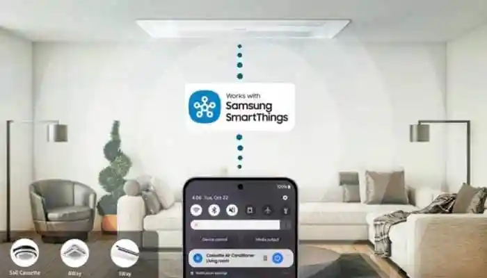 <strong>Made-In-India WindFree Cassette ACs:</strong> To promote cleaner indoor air, an optional PM 1.0 filtration system is available, designed to capture ultra-fine dust particles and enhance overall air quality. <strong>Made-In-India WindFree Cassette ACs: </strong>South Korean giant Samsung has launched its latest Made-in-India Smart WindFree Cassette Air Conditioners, offering a blend of intelligent connectivity, energy efficiency, and silent comfort. The lineup comes equipped with built-in Wi-Fi for seamless SmartThings integration, enabling users to control, monitor, and personalize their indoor climate remotely via smartphones or voice assistants such as Alexa, Bixby, and Google Assistant.<strong>Made-In-India WindFree Cassette ACs:</strong> To promote cleaner indoor air, an optional PM 1.0 filtration system is available, designed to capture ultra-fine dust particles and enhance overall air quality.  <strong>Made-In-India WindFree Cassette ACs: </strong>South Korean giant Samsung has launched its latest Made-in-India Smart WindFree Cassette Air Conditioners, offering a blend of intelligent connectivity, energy efficiency, and silent comfort. The lineup comes equipped with built-in Wi-Fi for seamless SmartThings integration, enabling users to control, monitor, and personalize their indoor climate remotely via smartphones or voice assistants such as Alexa, Bixby, and Google Assistant.