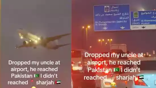 Stuck in UAE traffic