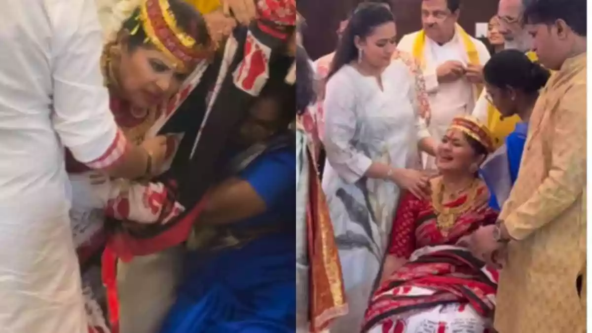 A video of veteran actress Sudha Chandran has been going viral on social media, leaving the internet confused and raising many questions. In the now-viral clip