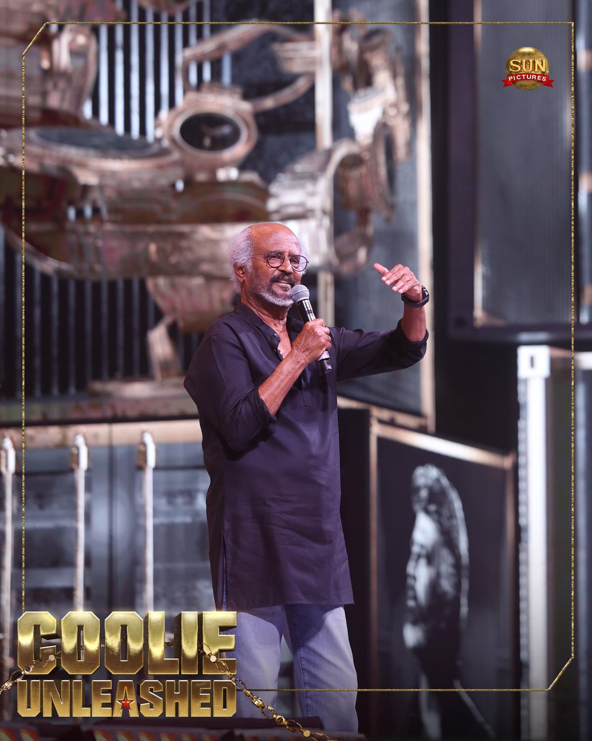 Superstar Rajinikanth's speeches have a fan base on their own, and those who were awaiting to listen to the superstar at the audio and trailer launch of his upcoming film Cooliewere in for a treat. The veteran cracked jokes, carried his heart on his sleeve and spoke about how the project came to be at the grand event that took place at the Nehru Indoor Stadium, Chennai, on Saturday (August 2).