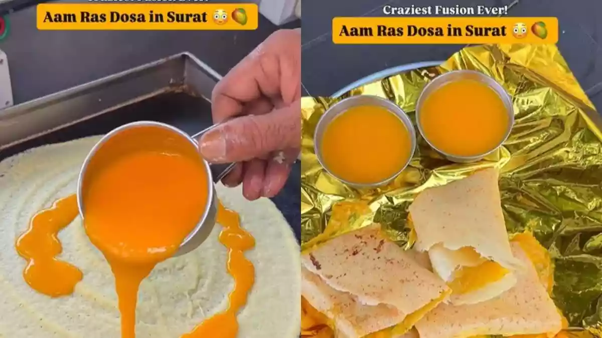 Surat has long held a reputation for being the wild west of fusion. But its latest creation, the <strong>Aam Ras Cheese Dosa