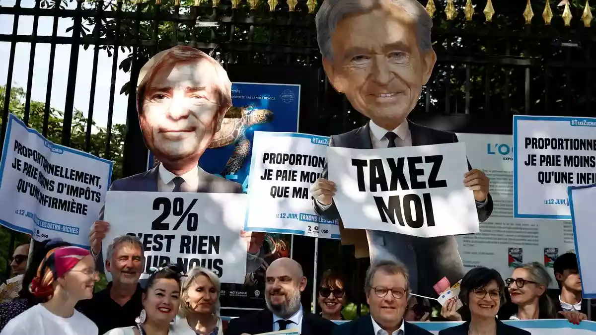 The collective wealth of the planet's billionaires soared to a record level in 2025, charity Oxfam reported Monday, warning of 