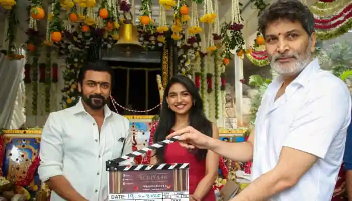 The makers of Suriya 46 have announced that the film’s first look will be unveiled soon, building excitement among fans of Suriya