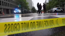 A person who approached a White House security checkpoint and began firing at officers has died, according to federal officials. The U.S