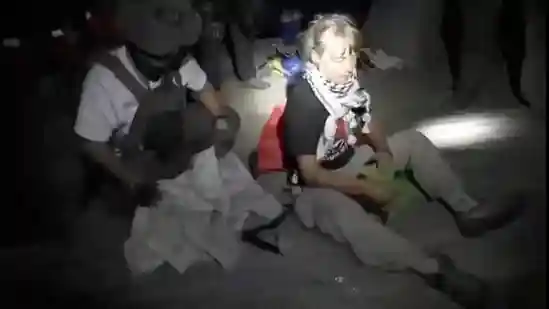 Swedish climate activist Greta Thunberg was seen on one of the videos shared by the Israeli foreign ministry after the Israeli military hopped on some boats part of the flotilla headed for Gaza and diverted it. The Sirius, Alma and Adara boats were intercepted and activists part of the Gaza aid flotilla were transferred to an Israeli port, authorities said. Later, Israel shared a video showing Thunberg sitting on deck, surrounded by soldiers.