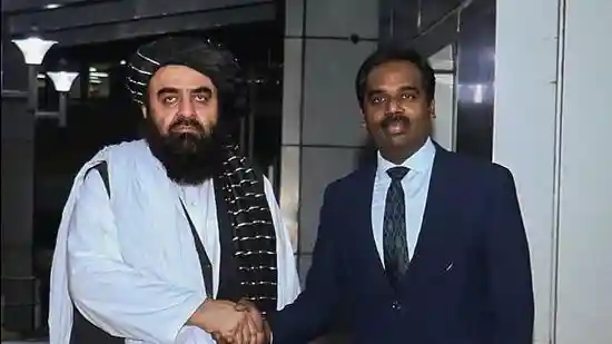 Taliban foreign minister Amir Khan Muttaqi arrived in the capital on Thursday for the first ever visit by a senior functionary of the group to India that will see him engaging with external affairs minister S Jaishankar and other senior officials. Muttaqi is also expected to meet National Security Adviser Ajit Doval and representatives of industry and business during his six-day trip, people familiar with the matter said. As first reported by HT, he will travel to Uttar Pradesh to visit the Darul Uloom Deoband seminary on October 11 and the Taj Mahal on October 12.New DelhiTaliban foreign minister Amir Khan Muttaqi arrived in the capital on Thursday for the first ever visit by a senior functionary of the group to India that will see him engaging with external affairs minister S Jaishankar and other senior officials.Muttaqi is also expected to meet National Security Adviser Ajit Doval and representatives of industry and business during his six-day trip, people familiar with the matter said. As first reported by HT, he will travel to Uttar Pradesh to visit the Darul Uloom Deoband seminary on October 11 and the Taj Mahal on October 12.
